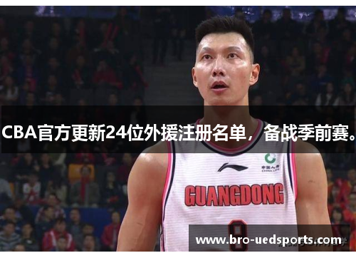 CBA官方更新24位外援注册名单，备战季前赛。